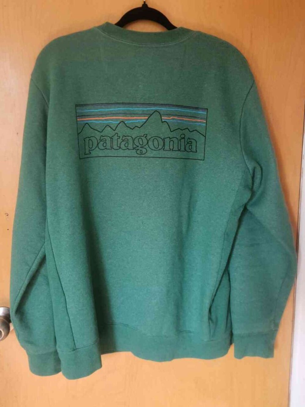 Patagonia Fitz Roy Icon Uprisal Crew Sweatshirt - Men’s Medium - Green